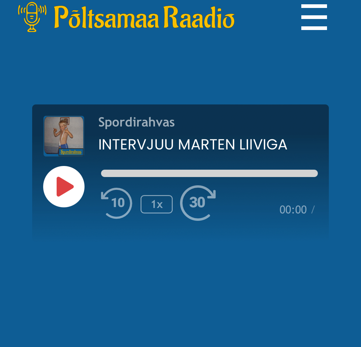 Põltsamaa raadio: Intervjuu Marten Liiviga